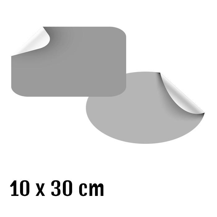 Aufkleber Format 10 x 30 cm