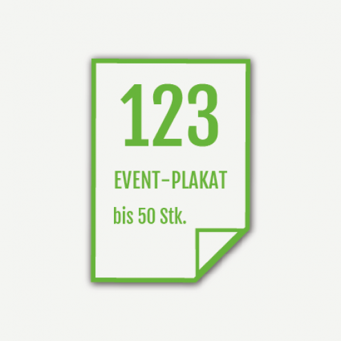 Veranstaltungsplakate Kleinauflagen