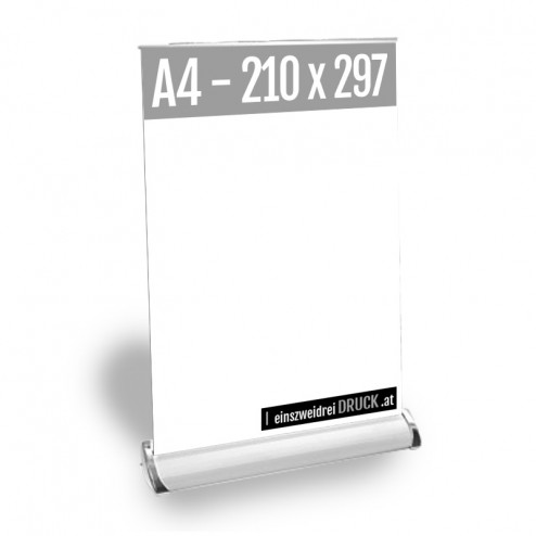 Mini Roll Up A4 Online Gestalten