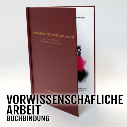 Vorwissenschaftliche Arbeit Hardcover drucken