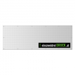 Mesh Banner 100 x 300 cm randverstärkt ab Datei